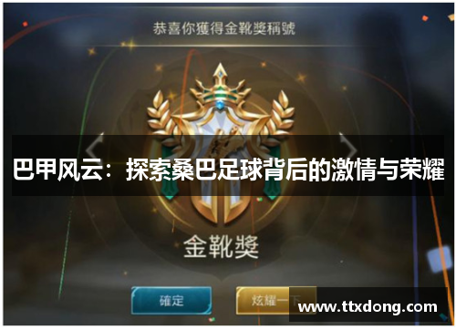 巴甲风云：探索桑巴足球背后的激情与荣耀